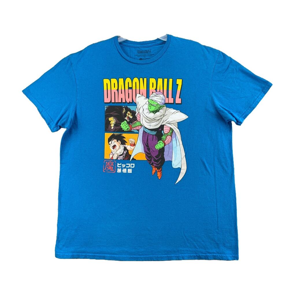 Dragon Ball Z Anime Cartoon Mens T Shirt Size XL Short Sleeve Tee Graphic Shirt